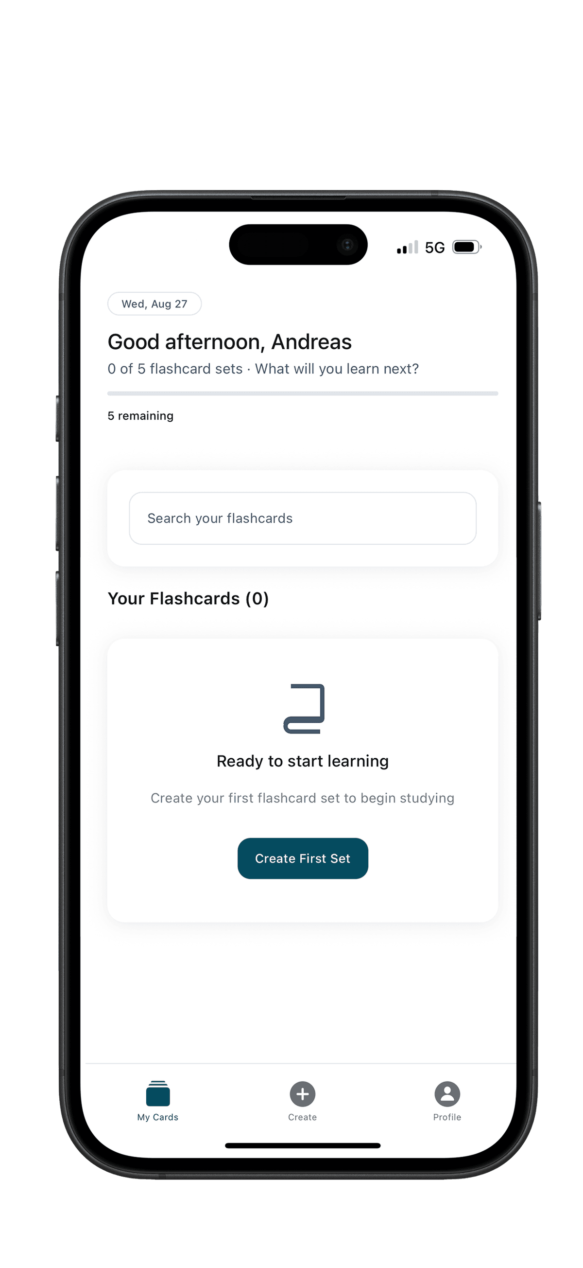 Decksy mobile learning experience